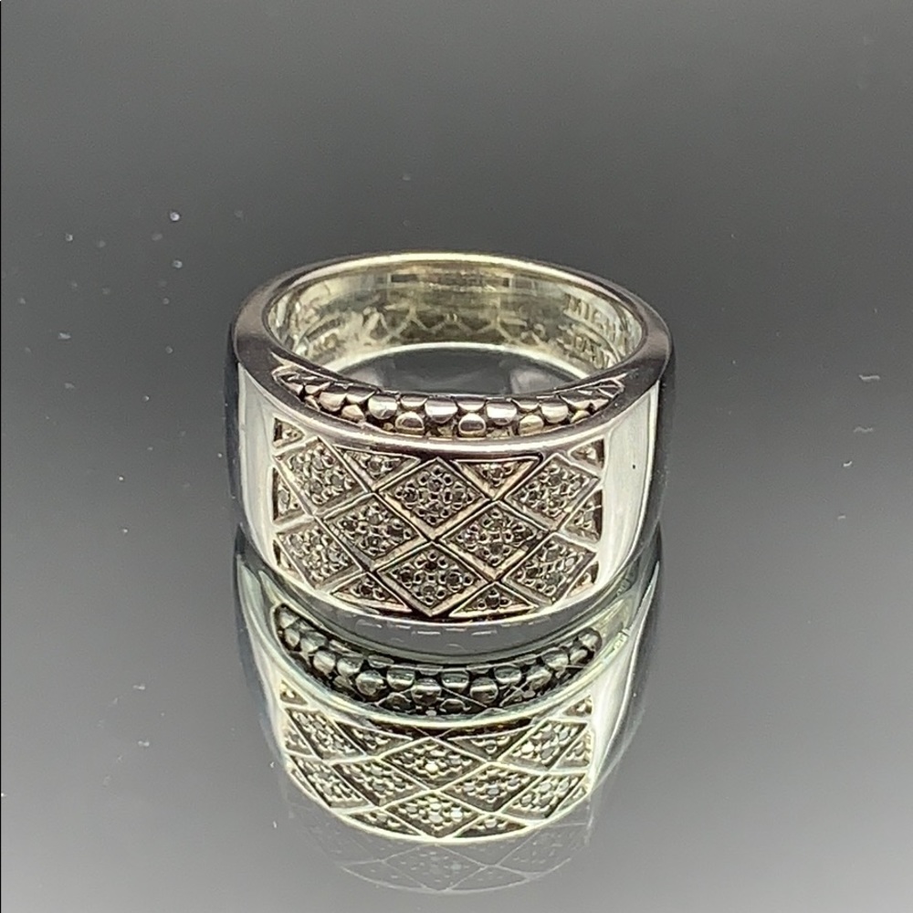 Michael Dawkins Sterling Silver Diamond Ba…